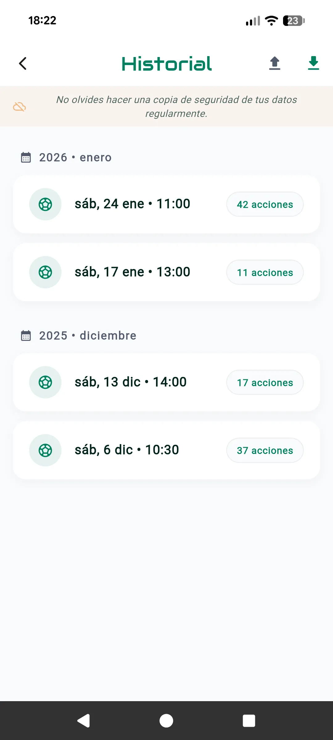 Historial