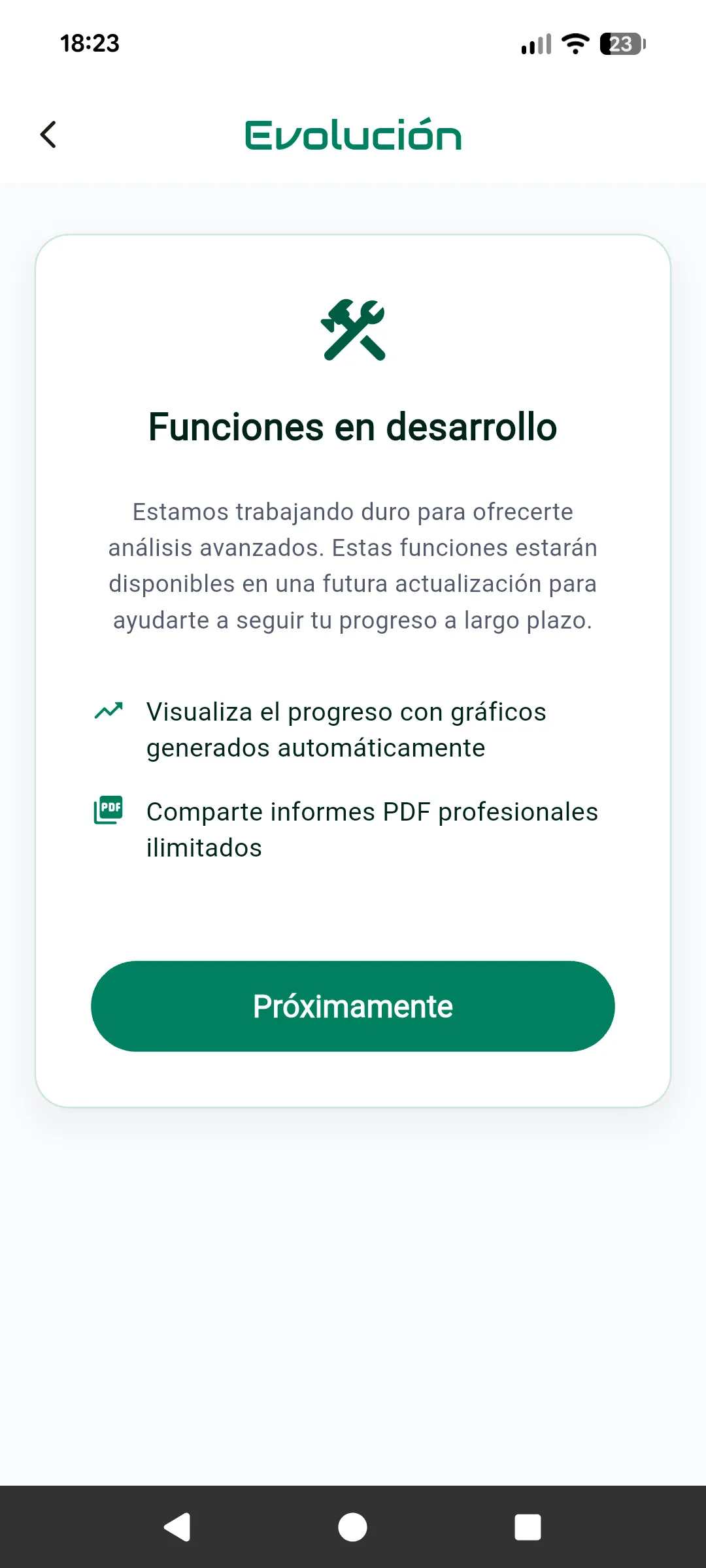 Gráficos de Evolución