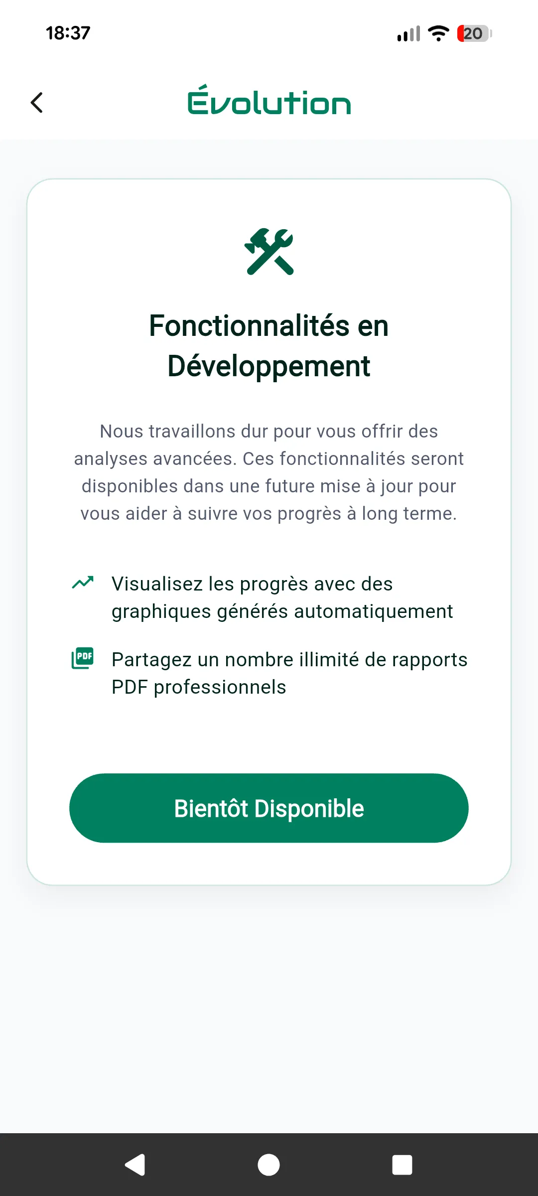 Graphiques Évolution